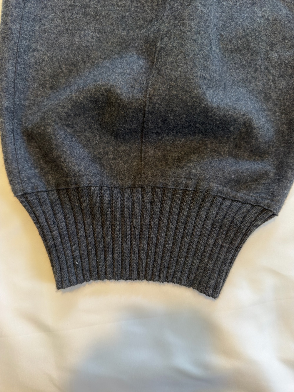 Oska 100% Wool Barrel Trousers Charcoal Grey - Picture 16 of 16